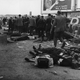Illustration for article titled Just How Horrifying Was The Worst Crash In Motorsports, Le Mans 55?